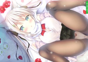 Melonbooks,兽耳,脸红,猫娘,胖次,黑丝,双马尾,下着,scan,cameltoe