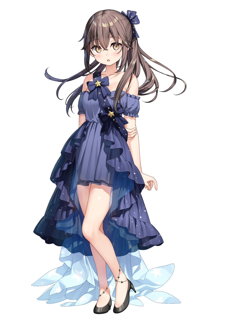 Kantoku 佐佐木与P酱 Sasaki_To_Pii-chan 连衣裙 No-Bra 看穿 脸红 领结