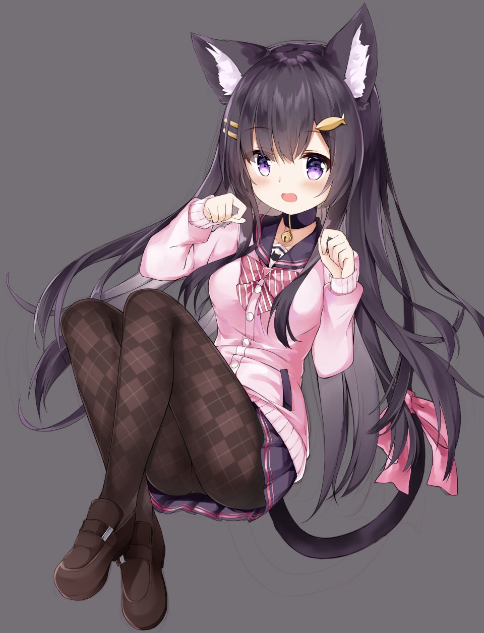 Fuyuki030 兽耳 猫耳 胖次 黑丝 制服