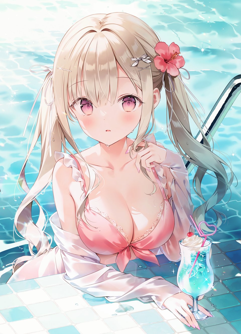 Weri 看穿 泳装 湿身