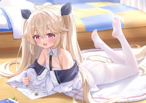 qian_hen,安克雷奇,碧蓝航线,lingerie,萝莉,胖次,裤袜