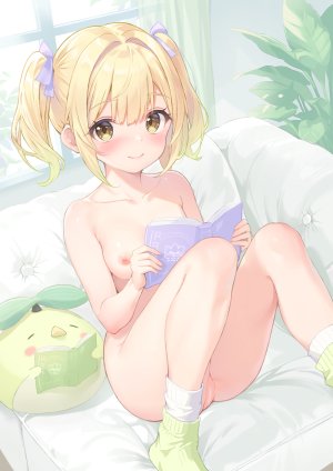 夕奈れぶん,censored,萝莉,naked,nipples,猫咪