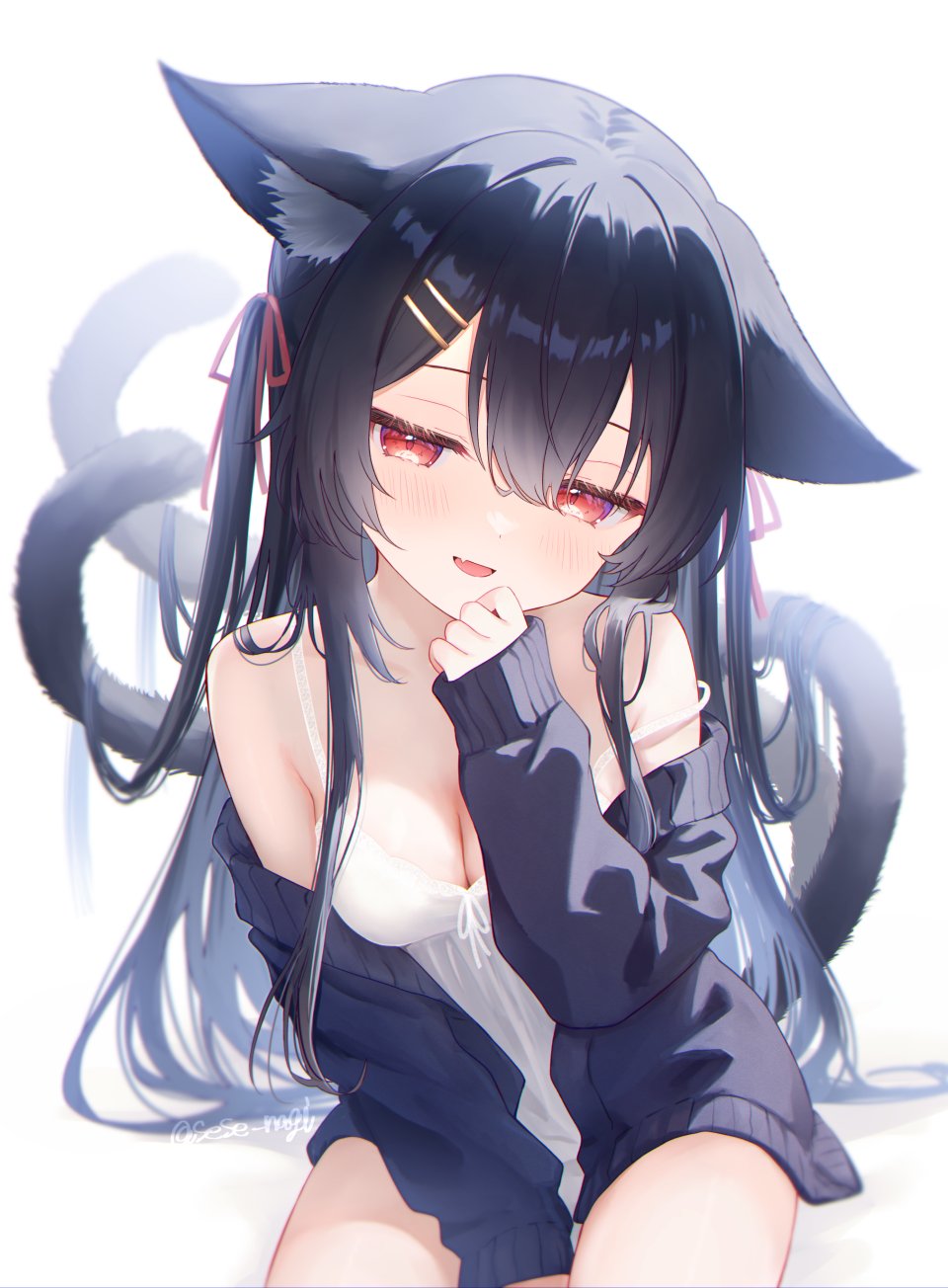瀬世ナギ 兽耳 Lingerie 猫耳