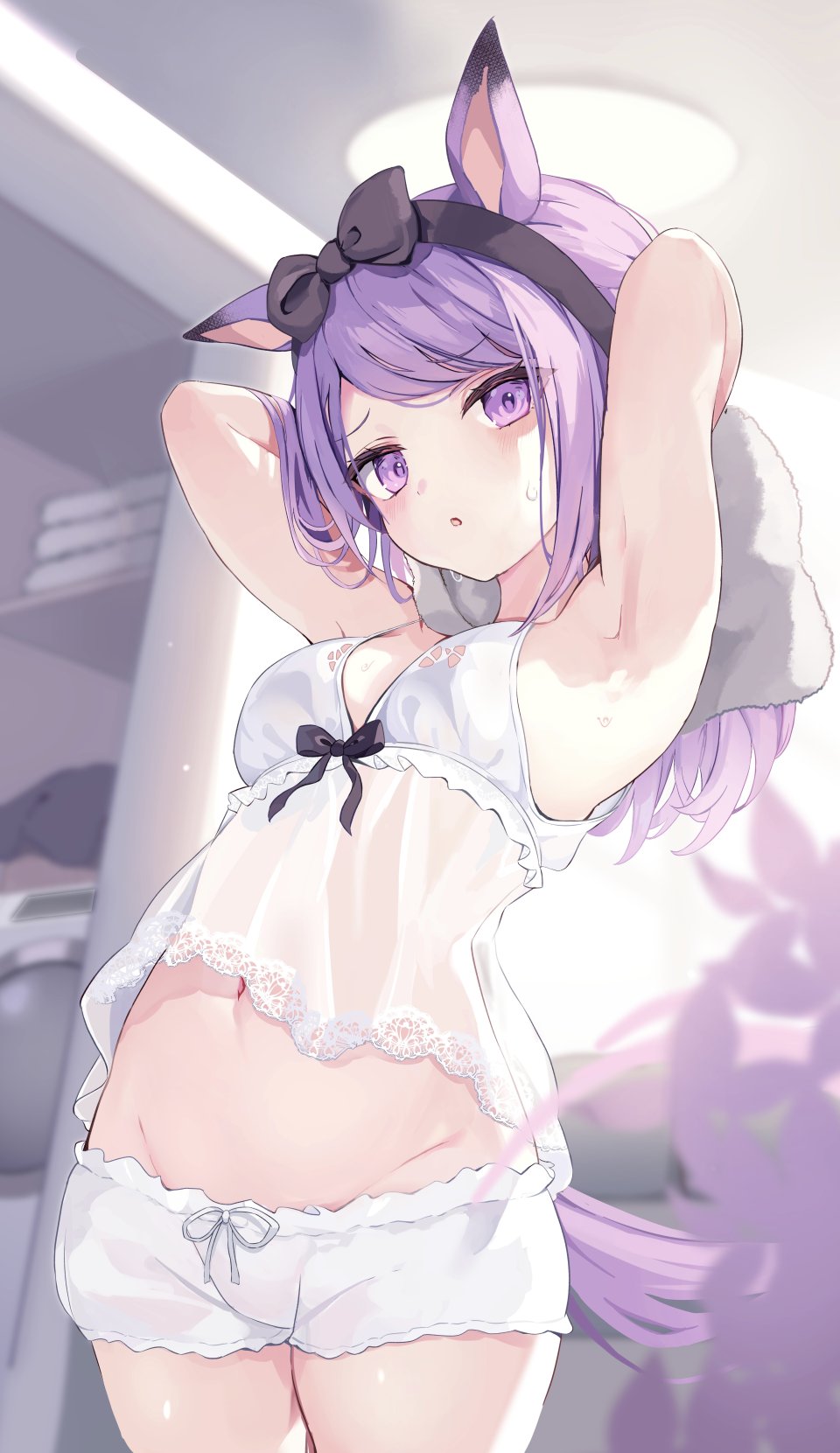 目白麦昆 赛马娘_Pretty_Derby 兽耳 Lingerie 看穿