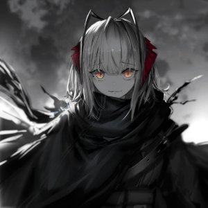 なるゑ,アークナイツ,明日方舟,ɴᴀʀᴜᴇ/なるゑ,Arknights,W（明日方舟）,greyscale