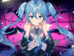 tokkyu,初音ミク,VOCALOID,长发,短裙,tattoo,双马尾,クローズ