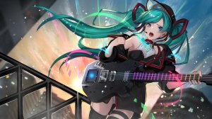 asagon007,初音ミク,VOCALOID,黑丝