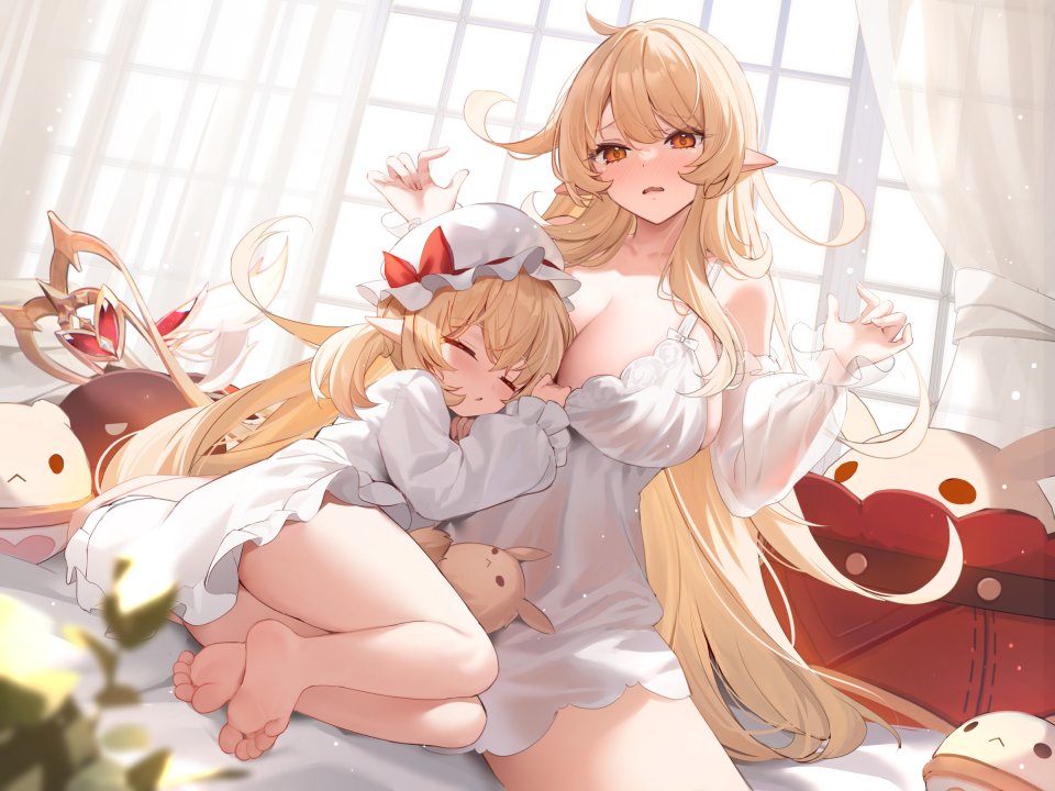 Nahaki Klee 原神 Lingerie 萝莉 No-Bra 尖耳 看穿