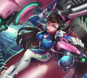 leal666,守望先锋,D.VA,overwatch,同人