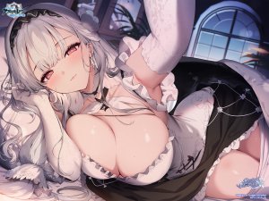 シラ,碧蓝航线,女仆,No-Bra,裤袜