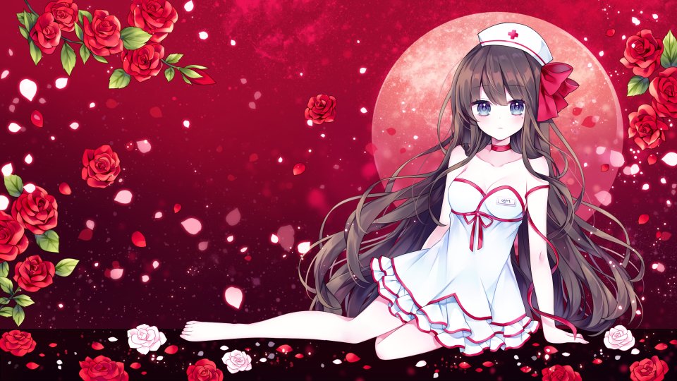 原创 Gieep 前发 露肩 裸足 碧眼 脸红 胸部