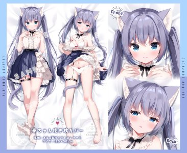 原创,irori,兽耳,碧眼,青发,脸红,bra,breasts,猫耳,猫娘,猫尾,灰发,横臥,露脐,胖次,褶皱裙,衬衫,短裙,掀裙,笑顔,双马尾,下着