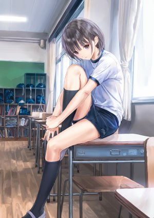 岸田メル,白井日菜子,BLUE-REFLECTION,体操服