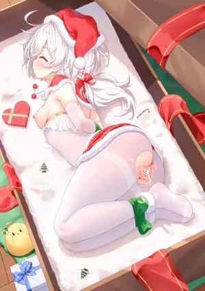 フランドル,Manjuu,碧蓝航线,qian_hen,脸红,breasts,披肩,censored,長手袋,全身,手套,长发,横臥,迷你短裙,nipples,裤袜,紫色眼,猫咪,短裙,single,爆衣,超长发,白发