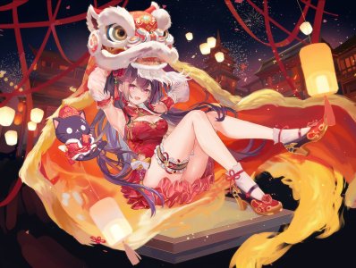 dedeko,汉服,garter,高跟鞋,No-Bra,看穿,掀裙