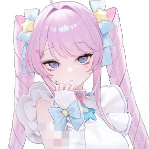 kusuri_nemui,原创,project_luminasys,ohisashiburi,碧眼,项圈,发饰,长发,紫色眼,紫发,缎带,single,白背景