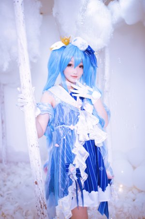 VOCALOID,COS,Miku,冬末miku,初音未来,雪初音