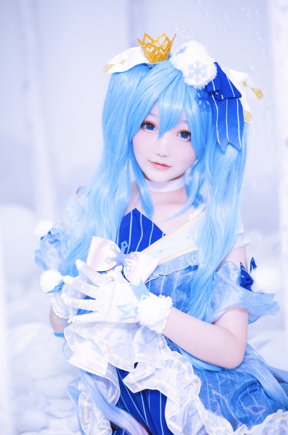 VOCALOID COS Miku 冬末miku 初音未来 雪初音