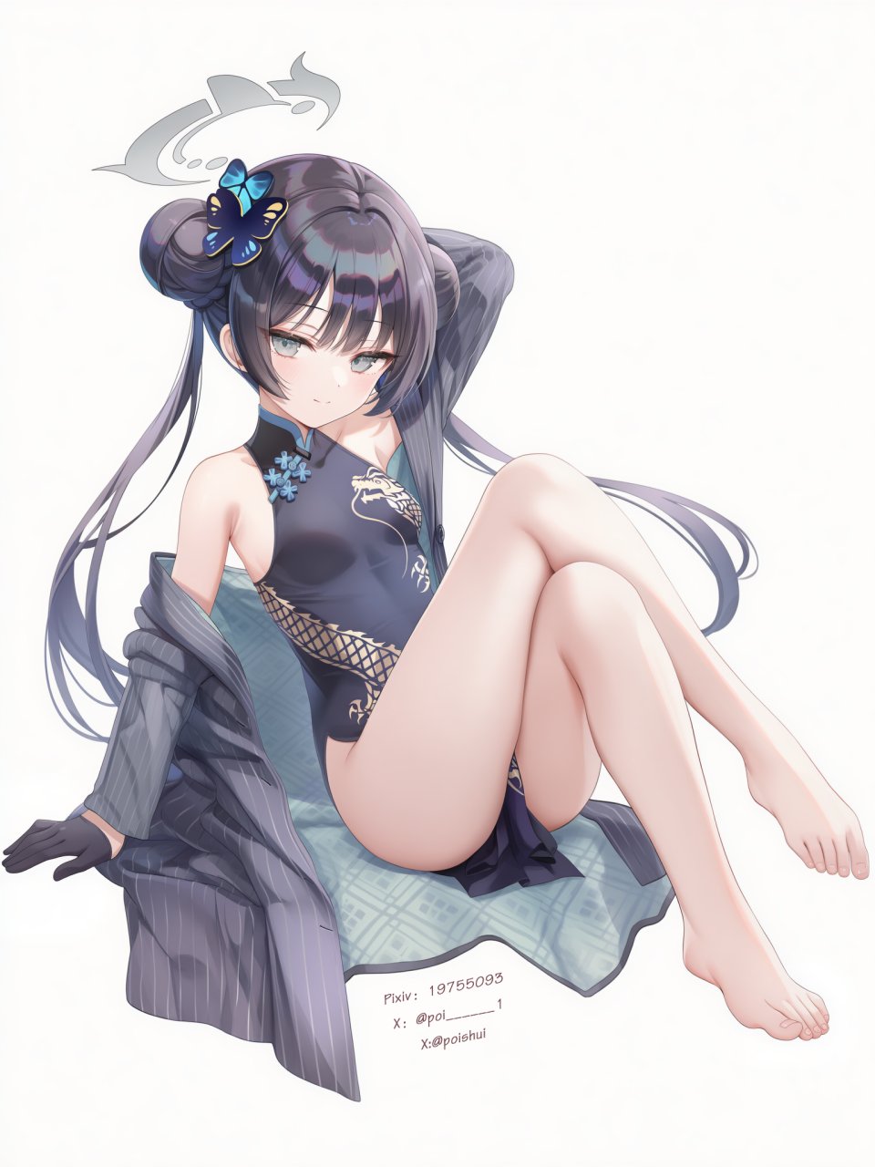 Poi氵 妃咲（蔚蓝档案） ブルアカ 龙华妃咲 妃咲 BlueArchive 女孩子 碧蓝档案