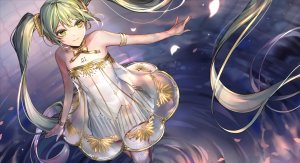 tictoc_mull,初音ミク,VOCALOID,连衣裙,双马尾