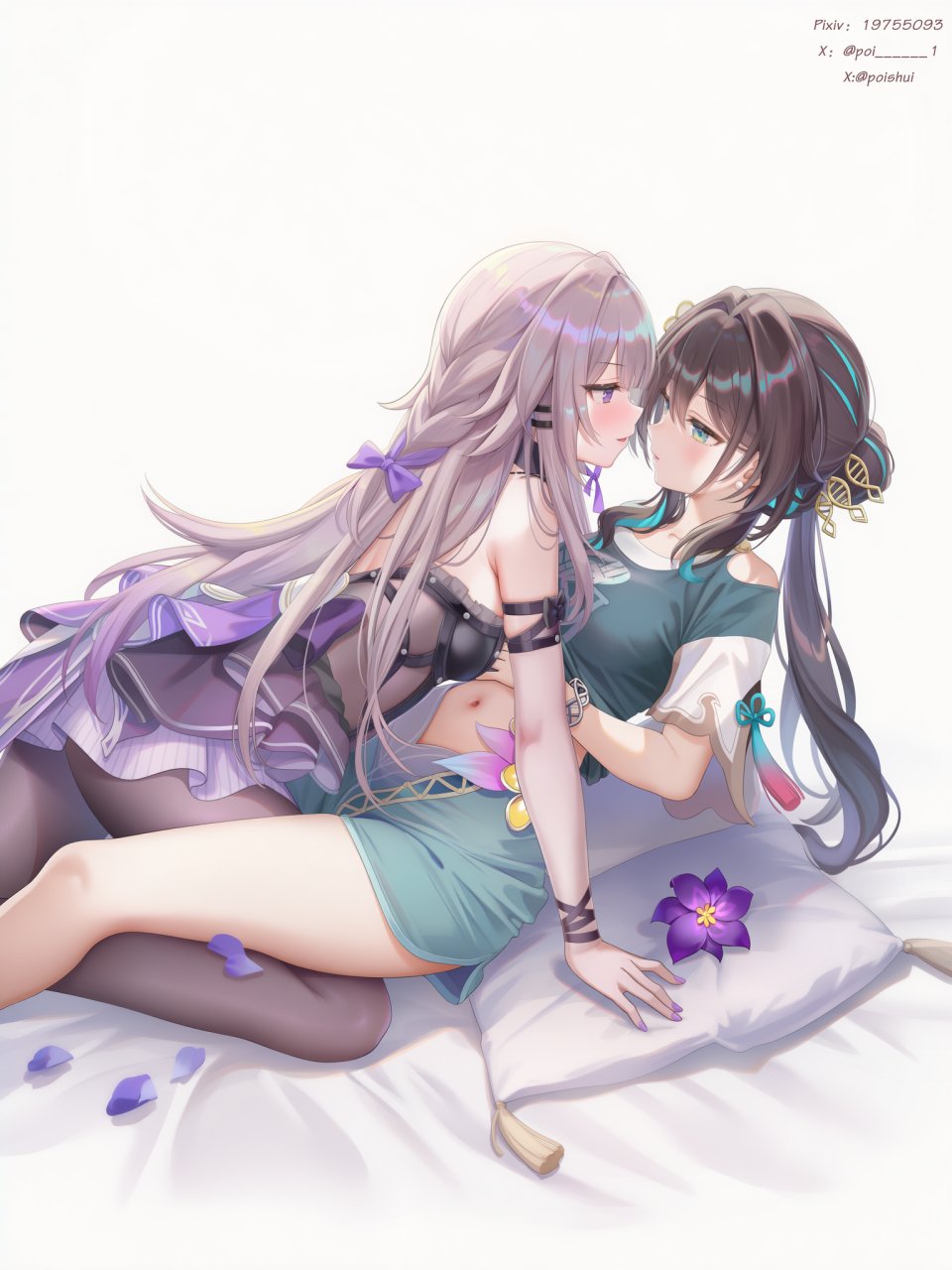 Poi氵 ルアン・メェイ 女孩子 崩坏：星穹铁道 崩坏星穹铁道 崩壊:スターレイル 赤脚 大黑塔