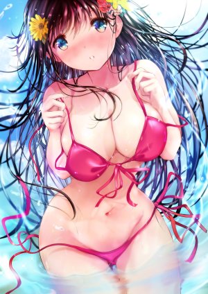 緒方てい,水着,泳装