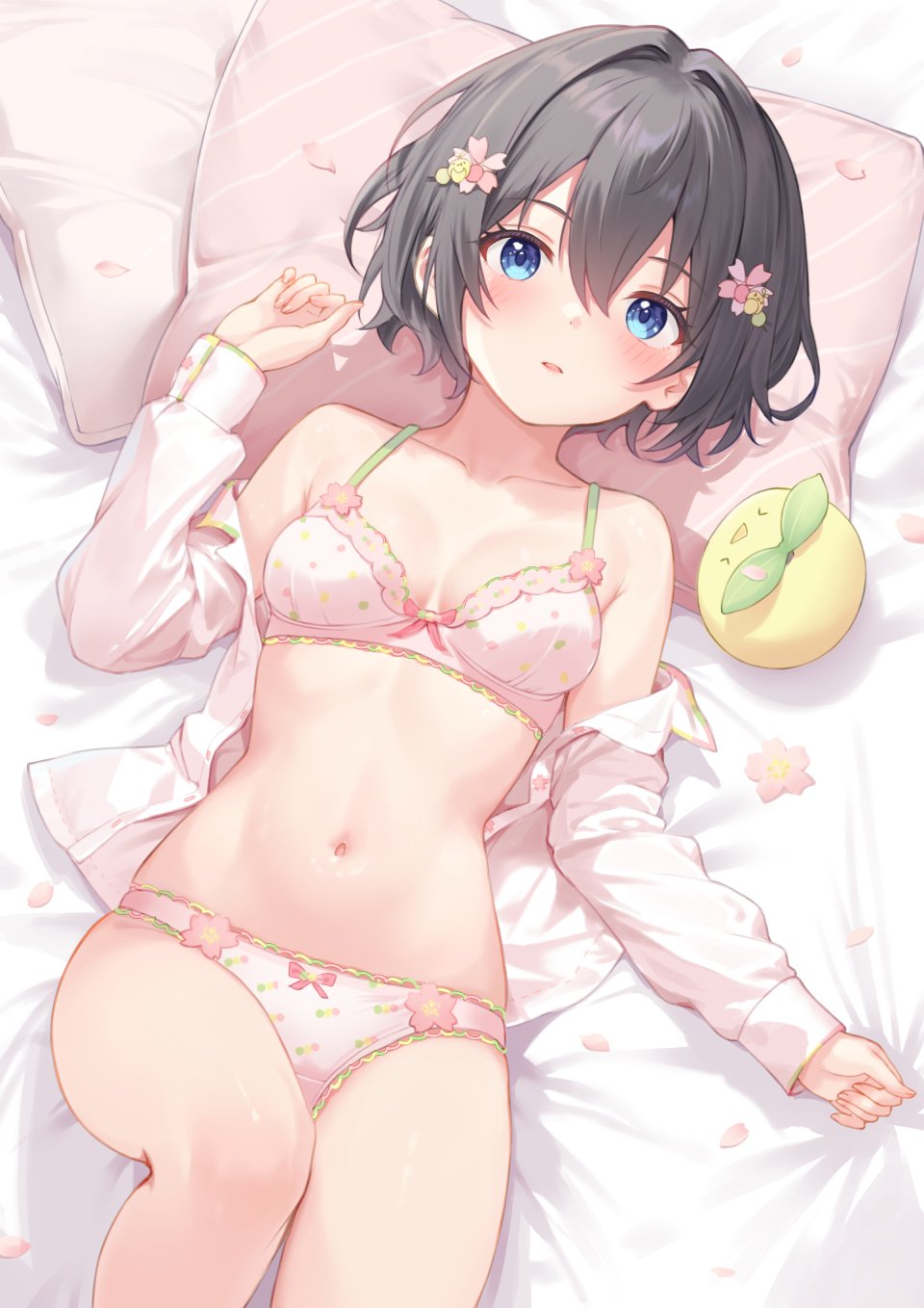 夕奈れぶん Bra 萝莉 睡衣 胖次