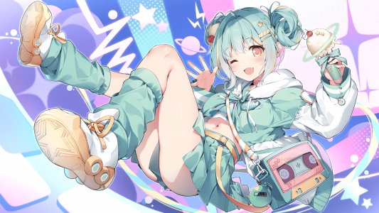 karory,soda_cosmo,first_stage_production,制服,掀裙