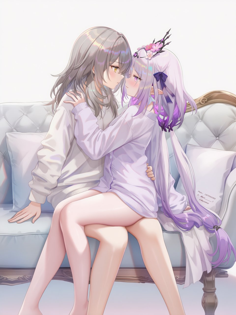 Poi氵 崩坏：星穹铁道 崩坏星穹铁道 赤脚 崩壊:スターレイル 女孩子 遐蝶 少女
