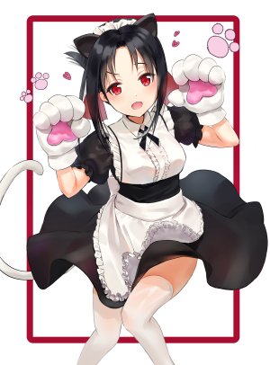 kian,四宫辉夜,兽耳,女仆,黑丝