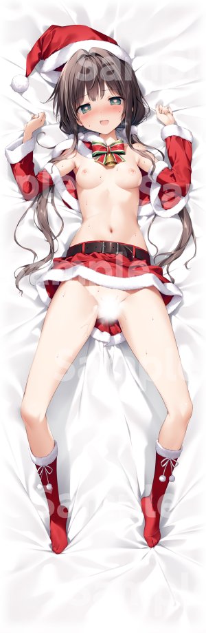 原创,karory,铃,breasts,茶发,censored,连衣裙,全身,绿色眼,长发,视线正对,横臥,露脐,nipples,開口,胖次,panty_pull,笑顔,single,下着