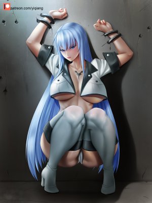 YQ,underwear,photoshop,esdeath,akame_ga_kill,尻,魅惑のふともも,下乳,巨乳