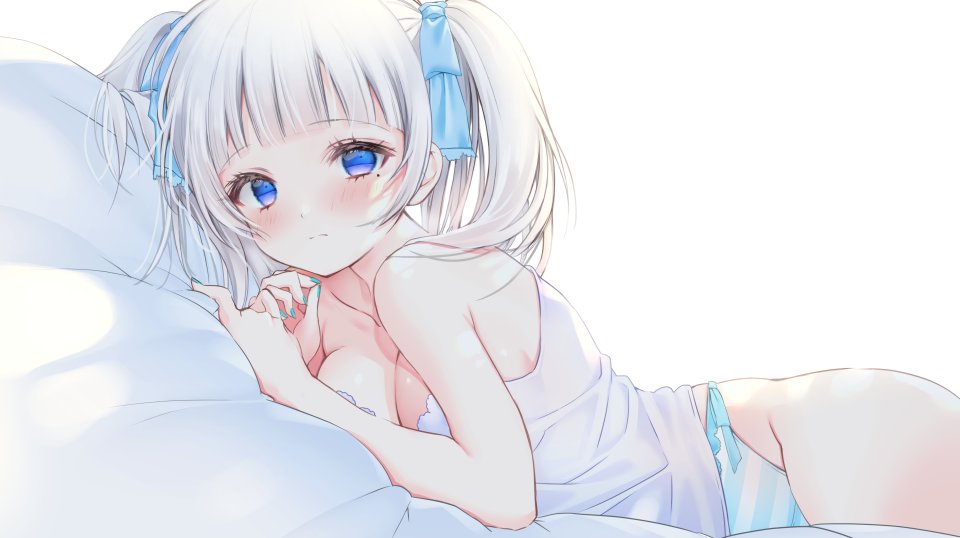 原创 Owl 长发 Single 脸红 视线正对 Highres 前发