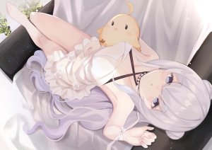 wankoo-mikami,ル・マラン,碧蓝航线,cleavage,连衣裙