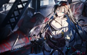 千夜QYS3,女の子,ロドス,アークナイツバトルイラコン,明日方舟,煌,ハイアングル,アークナイツ