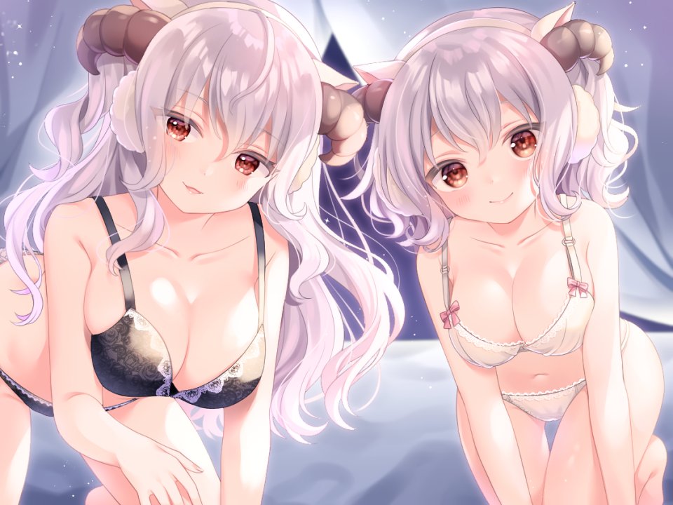 小町ぽち 羊娘めめ Vtuber Bra 胸部 Cleavage 胖次 下着