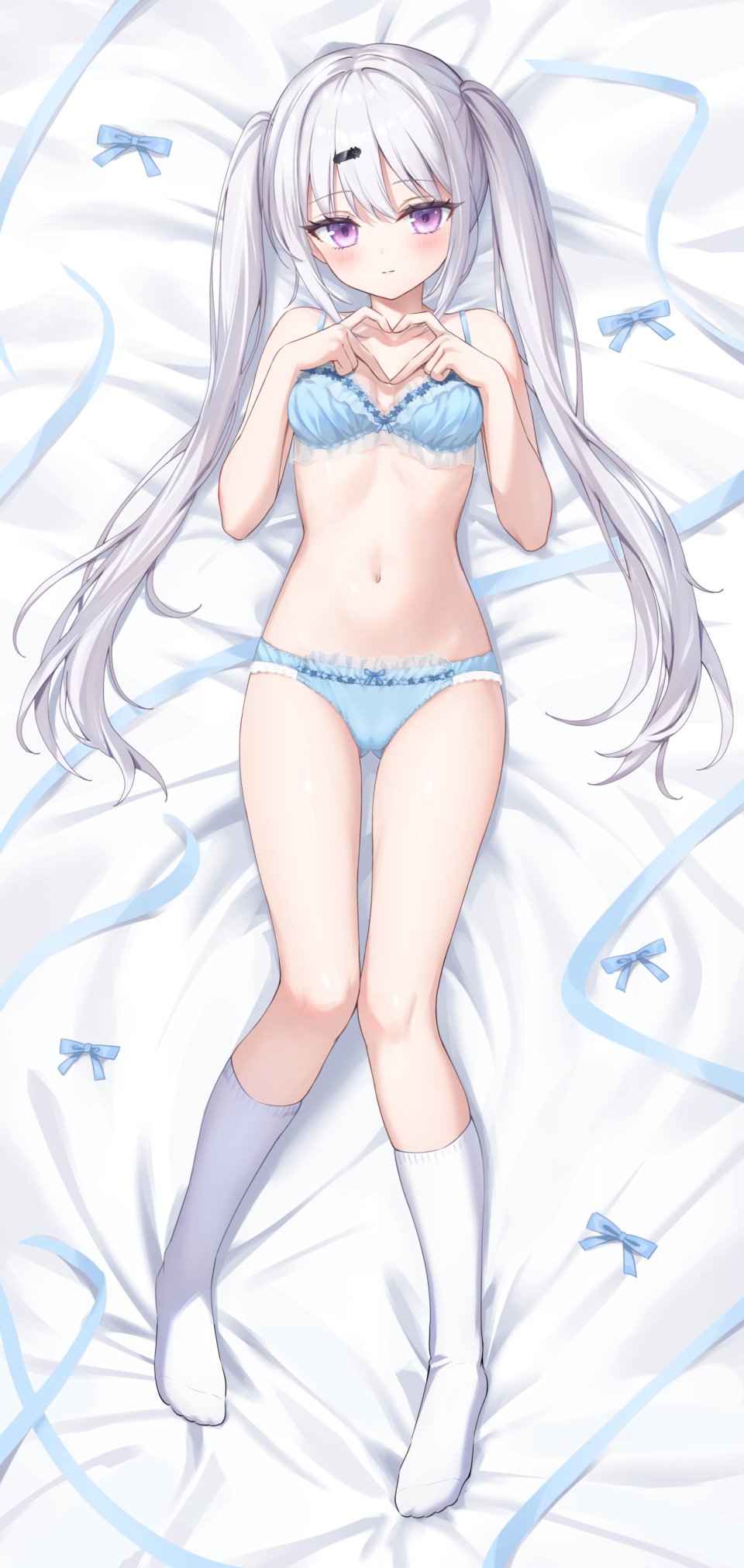 Suyamori Bra Cameltoe 抱枕 胖次 看穿 内衣 双马尾